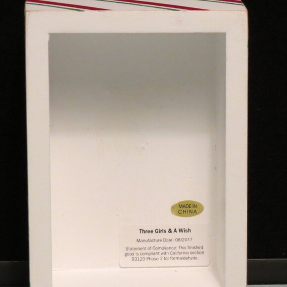 Three Girls and a Wish It's All Fun & Games….Wooden Christmas Sign/3.5"x5" - Picture 2 of 3